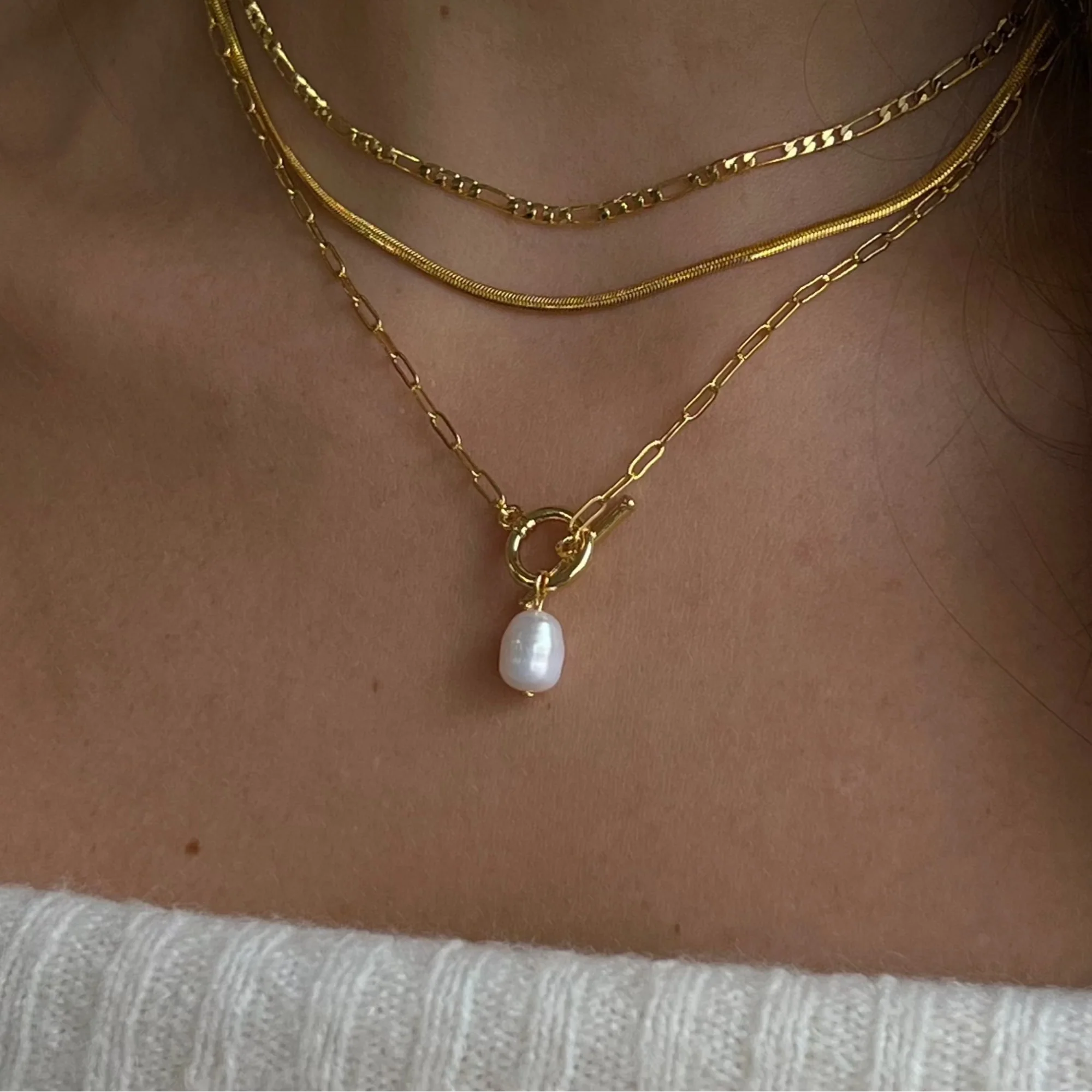 Pearl Link Necklace