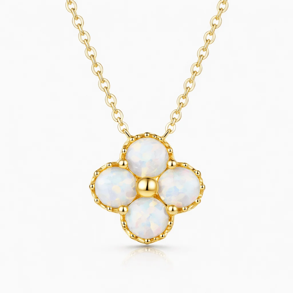 Opal Blossom Necklace